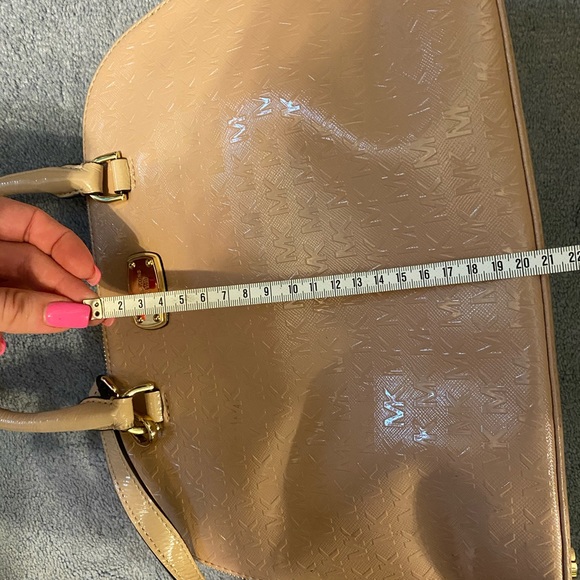 Light Pink/Beige MK Satchel Purse - Picture 12 of 12